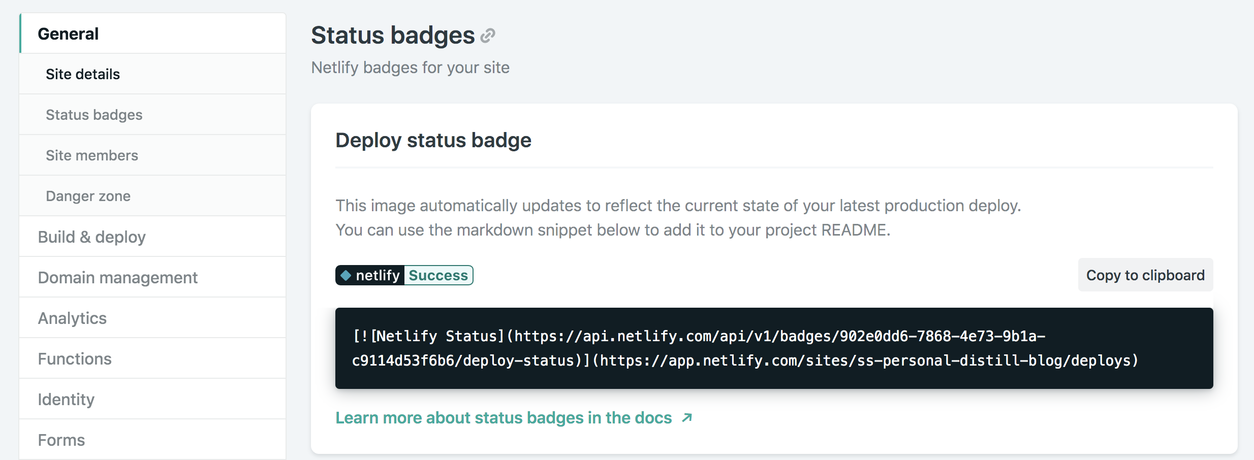 Netlify Badge Code