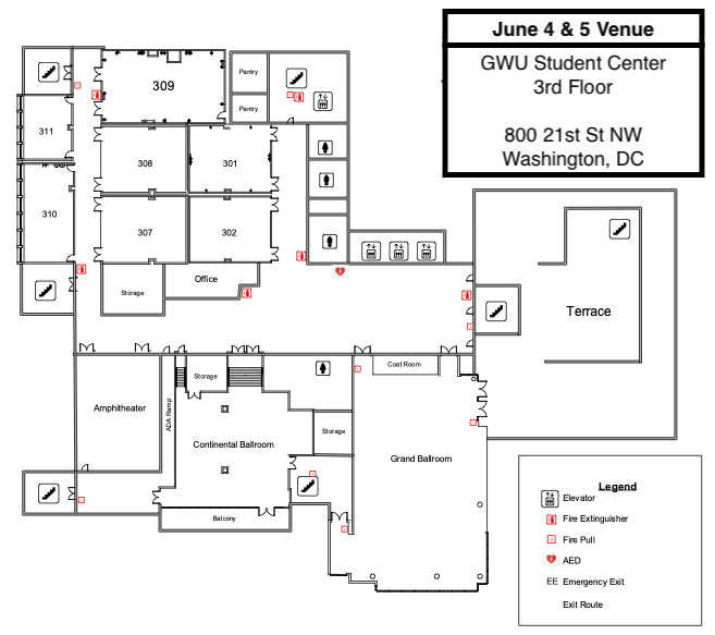 GW Student Center Floor Plan
